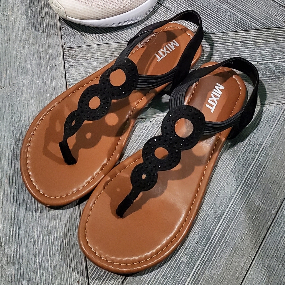 Cute black sandals